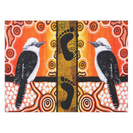 Kookaburra Dreaming Aboriginal Art Tafelkleed