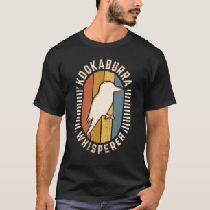 Kookaburra Fluisteraar Vintage Klassieker Retro Di T-shirt