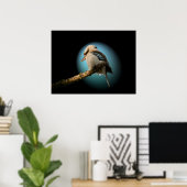 Kookaburra in de schijnwerpers poster (Thuiskantoor)