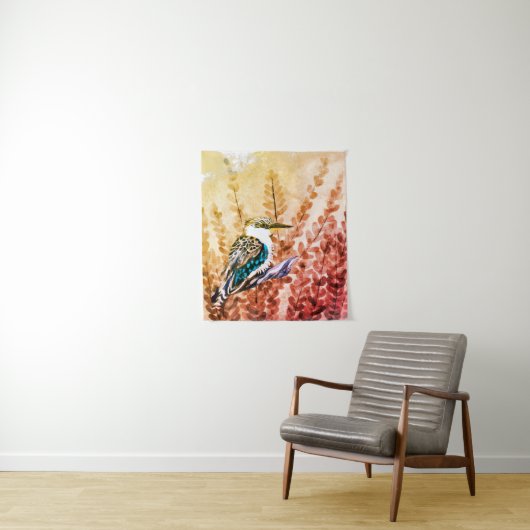 Kookaburra Wandkleed (In situ)