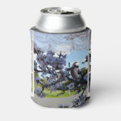 Kookaburras in mijn raam, blikjeskoeler (Blikje Achterkant)