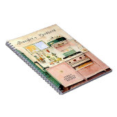 Kookboek van Vintage Country Kitchen Notitieboek (Rechterzijde)