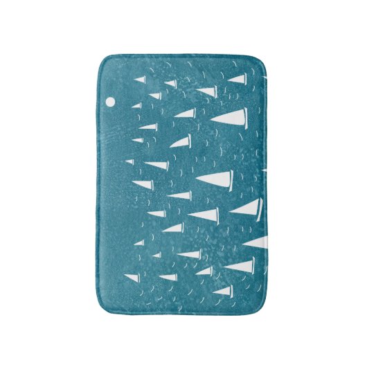 Kookboot Nautical Badmat (Voorkant Verticaal)