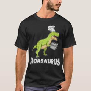 Kookdinosaurus grappige gezegend pet t-shirt