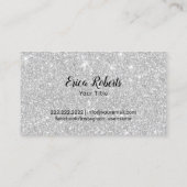 Kookgebak Chef Bakery Silver Glitter Drivers Visitekaartje (Achterkant)