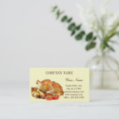 Kookgerei in de keuken visitekaartje (Staand voorkant)