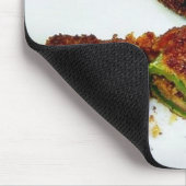 Kookgerei met gefluisterde Jalapenos Peppers Muismat (Hoek)