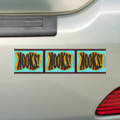 Kookie bumpersticker - set van 3 (Op auto)