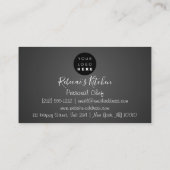 Kooking Personal Chef Restaurant Culinair Silver Visitekaartje (Achterkant)