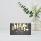 Kooking Personal Chef Restaurant Culinaire Kraft Visitekaartje (Staand voorkant)