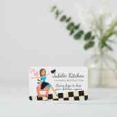 Kookklasse chef. visitekaartje (Staand voorkant)