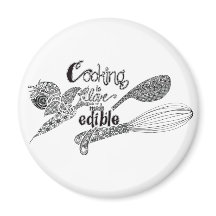 Kookmagneet in de knoop