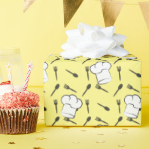 Kookmuts Vorken Lepels Kookpatroon Kook Cadeau  Cadeaupapier