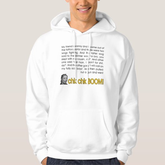 kookpan hoodie (Voorkant)
