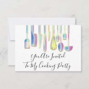 Kookpartij Chef Golden Kitchen White Holograaf Kaart