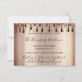 Kookpartij Chef Kitchen Roos Gold Drivers zwart Kaart (Achterkant)