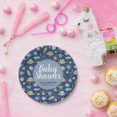 Kookplaten Baby shower Bord Cute Space Pattern (Feest)