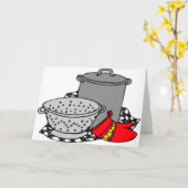 Kookpot & zeef kaart (Gele Bloem)