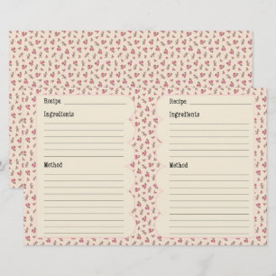 kookrecepten briefpapier