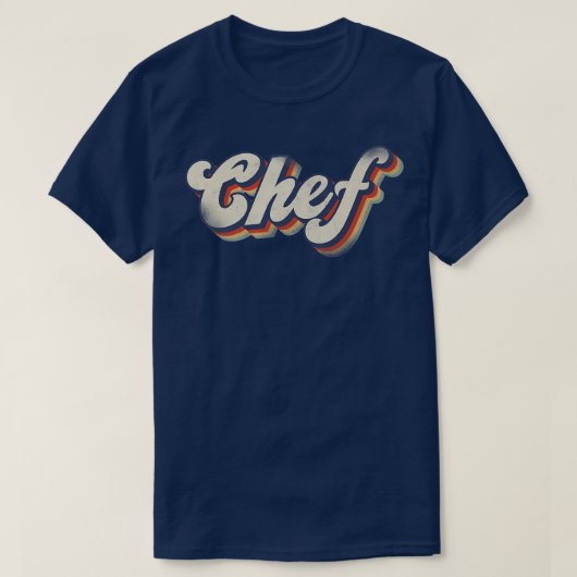kookretro keukenchef 142 t-shirt (Design voorkant)
