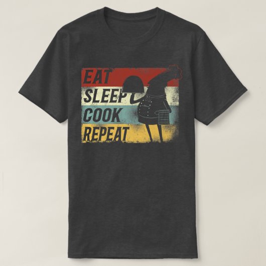 kookretro keukenchef 143 t-shirt (Design voorkant)