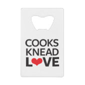 Kooks Knead Love Kredietkaart Flessenopener (Voorkant)