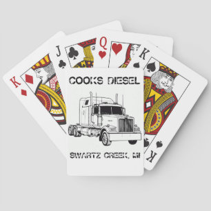 KOOKS VRACHTWAGEN POKERKAARTEN