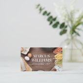 Kookstation | Pasta's | Bestek Visitekaartje (Staand voorkant)