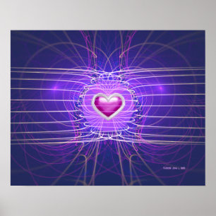 Kookt hart (20x16) poster
