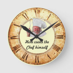 Kookt hier de Klok van de Keuken van de Chef-kok