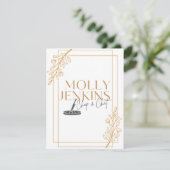 Kookthema Bachelorette feestuitnodiging Kaart (Staand voorkant)