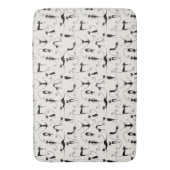 Kooky Black Cats Badmat (Voorkant Verticaal)