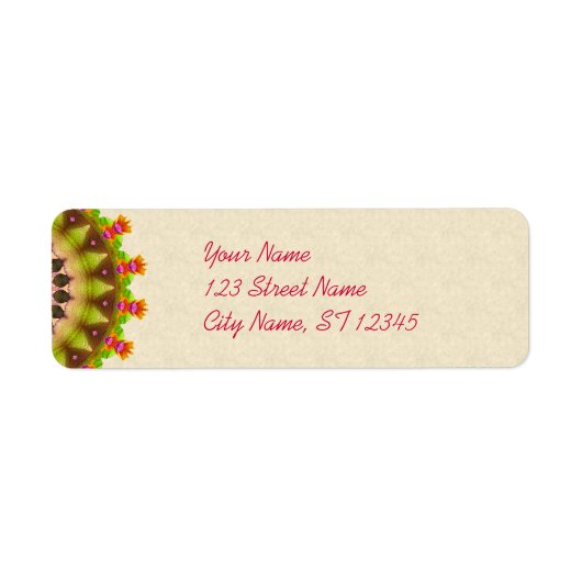 Kooky Kaleidoscope Etiket (Voorkant)