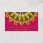 Kooky Kaleidoscope Visitekaartje (Achterkant)