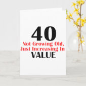 KOOL 40 JAAR OUDE DESIGN VAN DE TWEEDE DAG KAART (Gele Bloem)