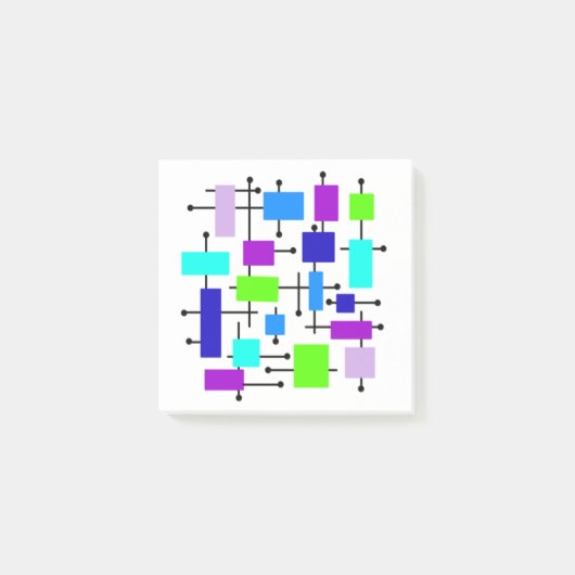 Kool atoomrechthoeken post-it® notes (Voorkant)