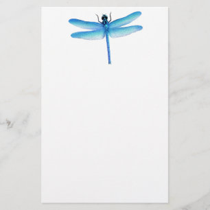 Kool Blue Dragonfly Stationery Briefpapier