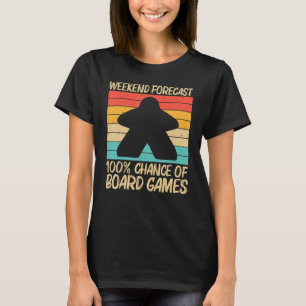 Kool board game voor mannen Gamer Meeple T-shirt