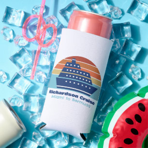 Kool cruise Ship Family Trip Sunset Custom Blue