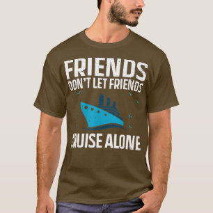 Kool cruiseschema voor mannen, kruisend cruisesche t-shirt