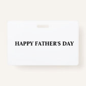 Kool Dad Day Greetings Card Badge (Achterkant)