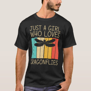 Kool Dragonfly voor meisjes Kind ritters snijden d T-shirt