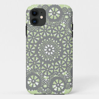 Kool en mint Geometrisch Patroon iPhone 11 Hoesje