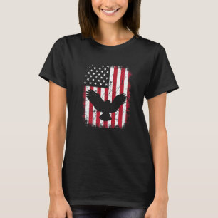 kool- en vogelkousenretro Verenigde Staten Amerik T-shirt