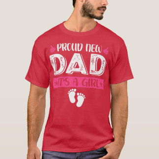 Kool Family Proud New Dad Het is een meisje Gender T-shirt