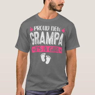 Kool Family Proud New Grampa Het is een meisje sek T-shirt