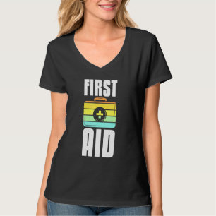 Kool First Aid Suit  Artwork Red Cross Acti T-shirt