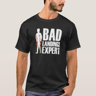 Kool gebroken been voor mannen gebroken voet ankle t-shirt
