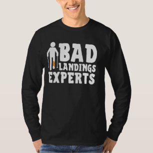 Kool gebroken been voor mannen gebroken voet ankle t-shirt