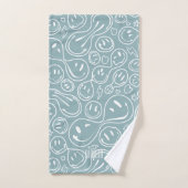 Kool glimlachend gezichtsmelting Smile Pattern Dus Bad Handdoek (Handdoek)